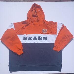 NFL Team Apparel Chicago Bears Hoodies Orange and Black XL